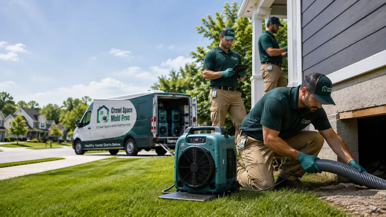 Crawl Space Mold Removal in Fairfield, VA